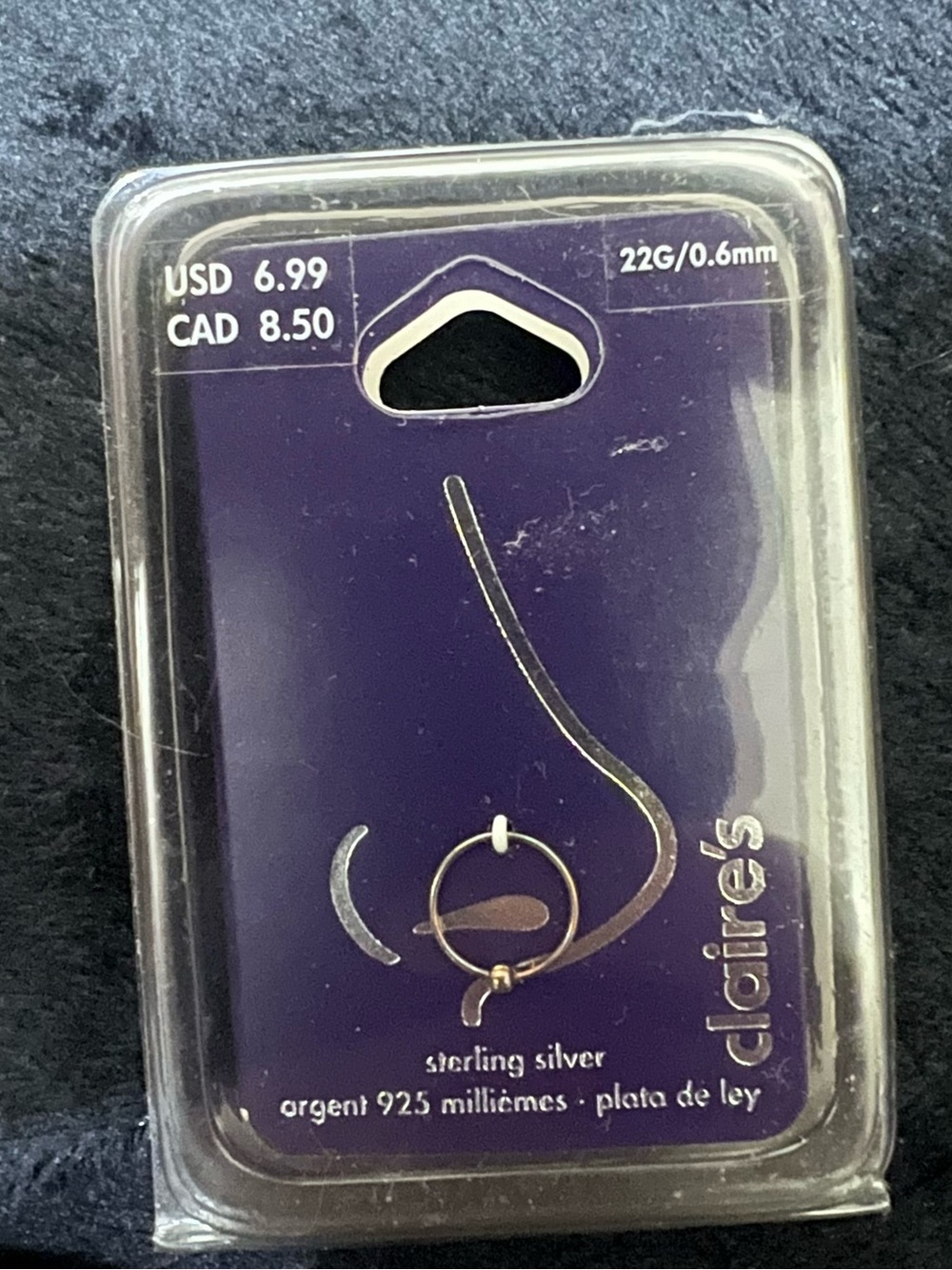 Claire's Sterling Silver Nose Ring
